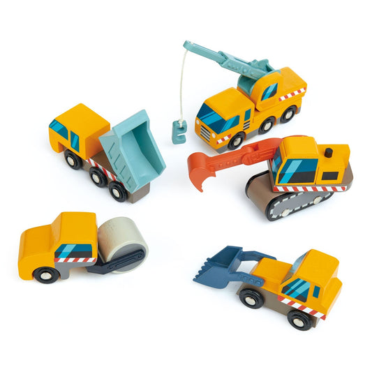 Construction Site Tender Leaf Toys - enjoykidsus