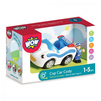 Cop Car Cody WOW Toys - enjoykidsus