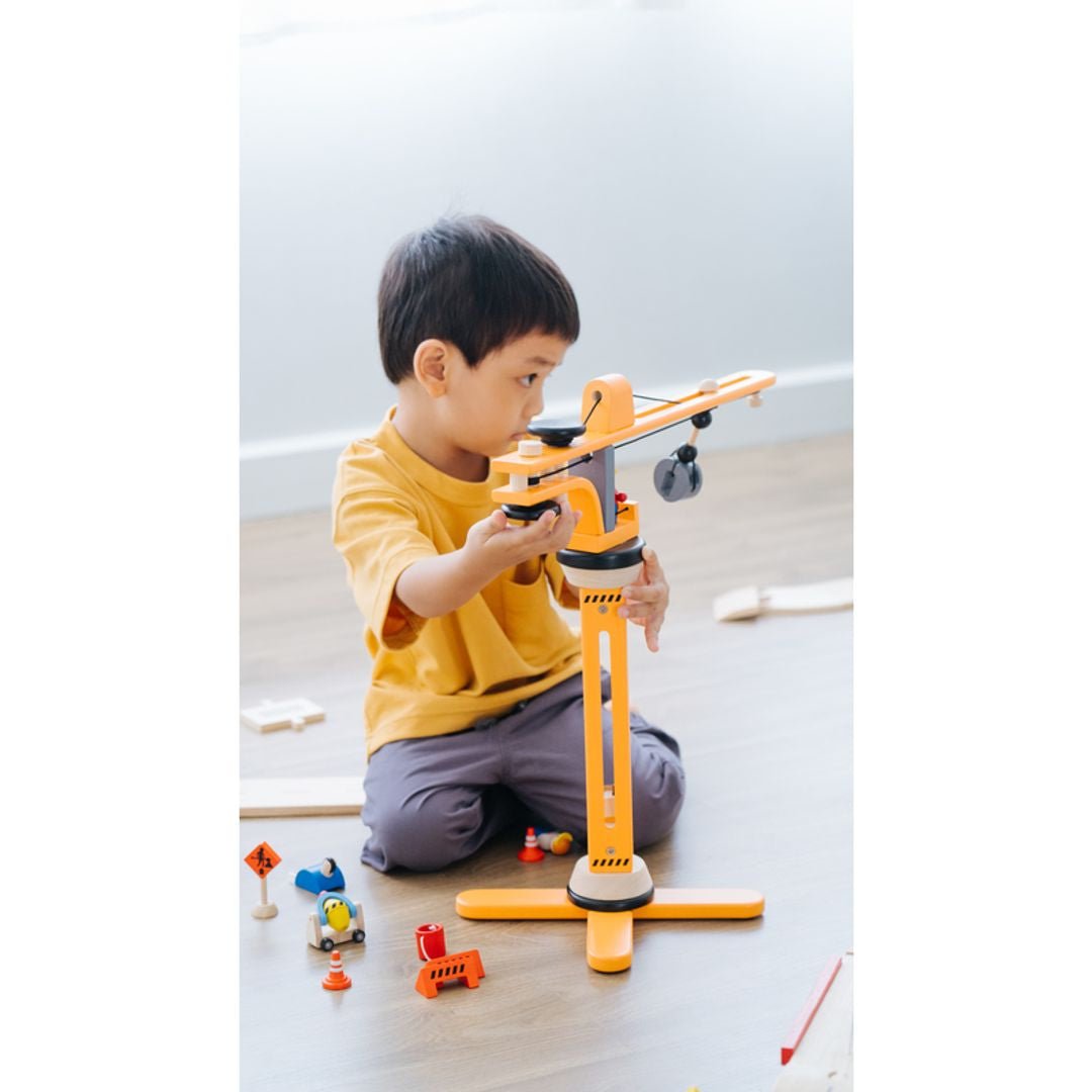 Crane Set PlanToys - enjoykidsus