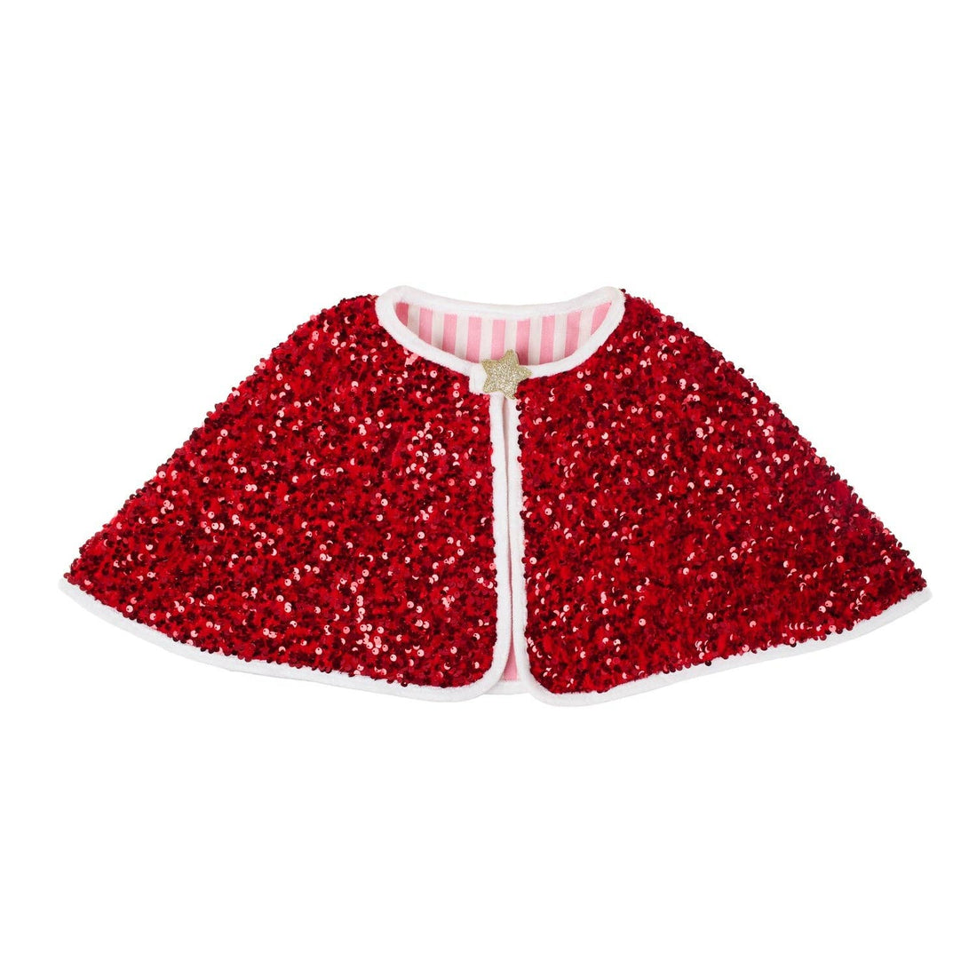 Rockahula - Jolly Santa Sequin Velvet Cape (3-10 Years)