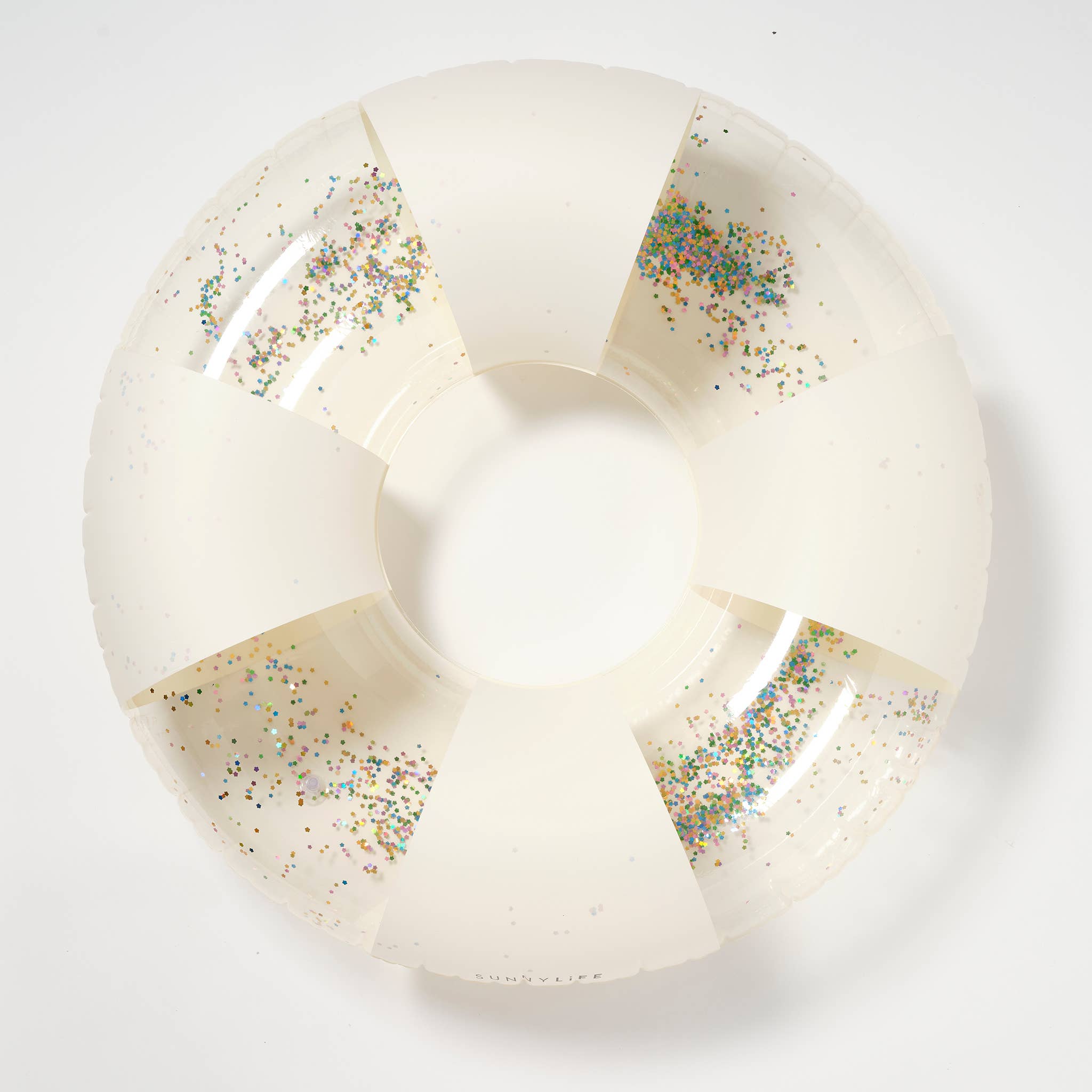 Sunnylife Tube Pool Ring – Cotton Candy Glitter
