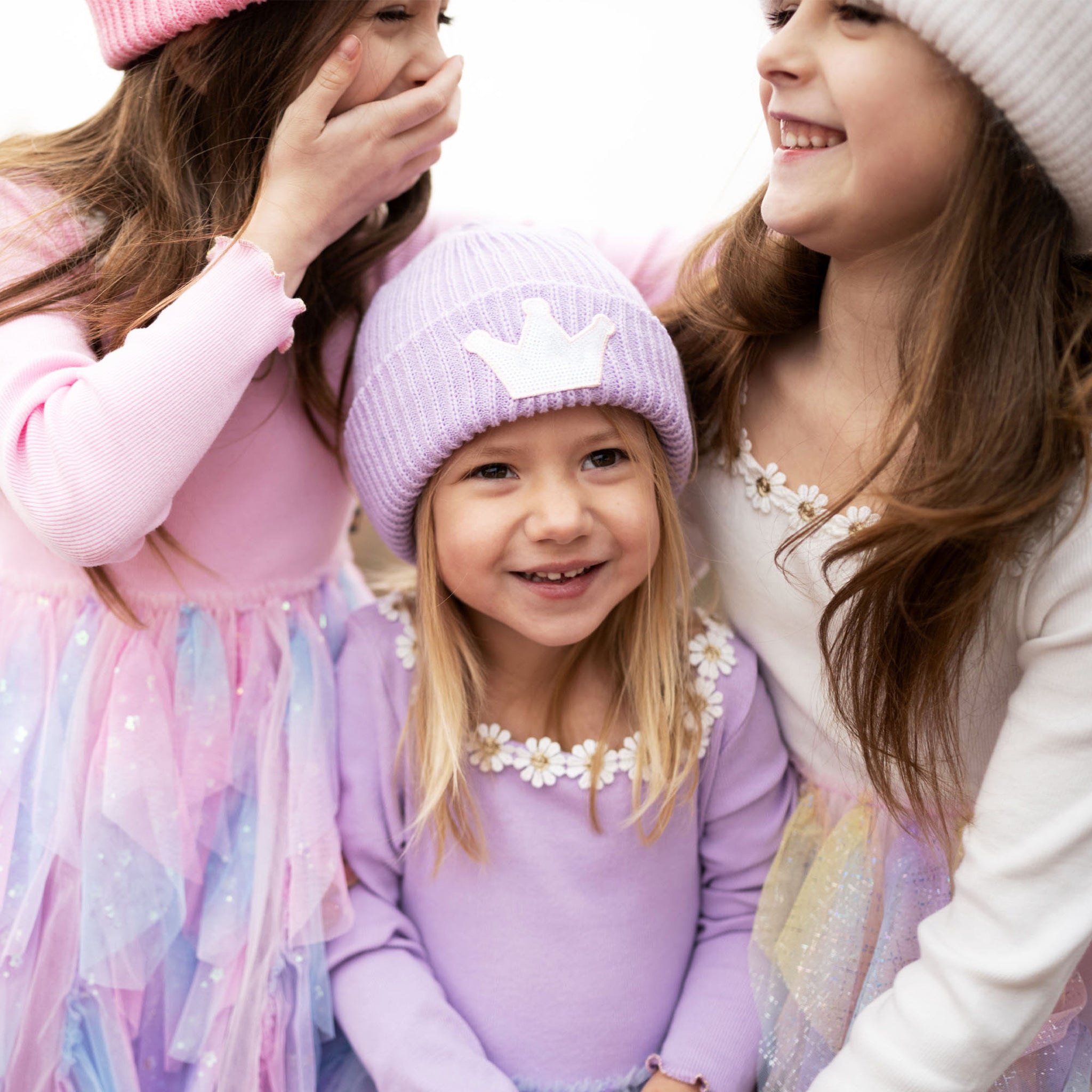 Daisy Wave Tutu Dress - White Petite Hailey