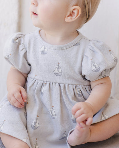 Quincy Mae Darla Dress || Sailboats Quincy Mae