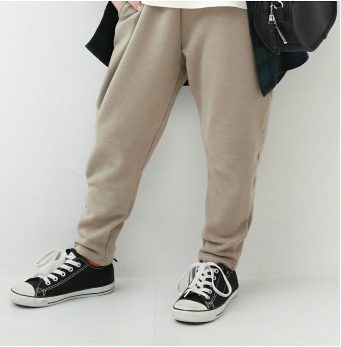 Devirock RICH WARM fleece lining Sarouel pants - D Greige other brands - enjoykidsus