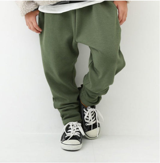 Devirock RICH WARM fleece lining Sarouel pants - Olive other brands - enjoykidsus