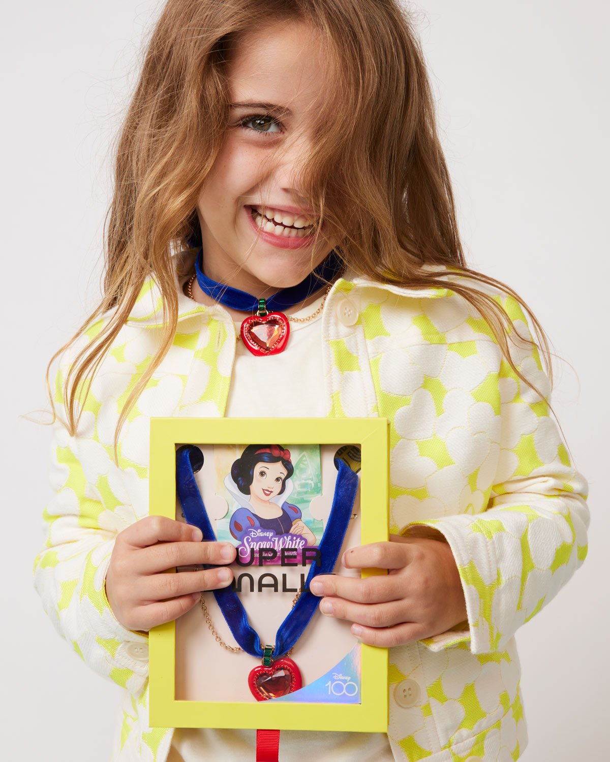 Disney Snow White Apple Heart Mirror Necklace Super Smalls