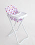 Doll High Chair - Cherry Gingham - Tiny Harlow Shine on me Distribution