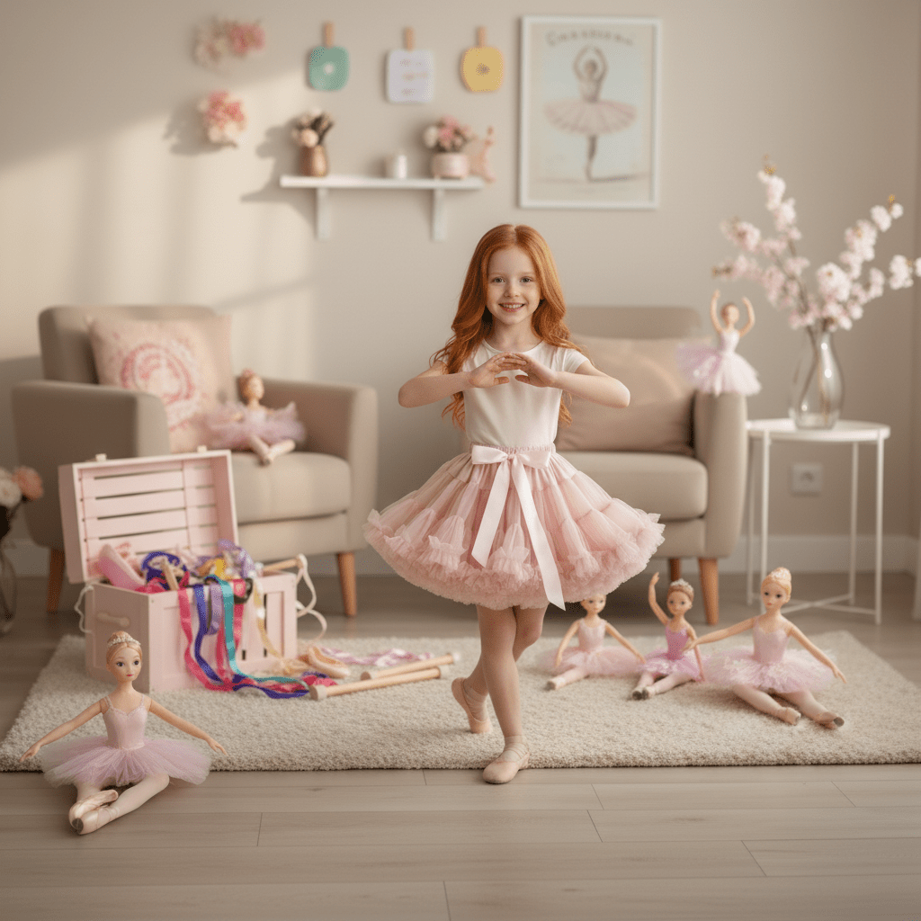 DOLLY by Le Petit Tom ® DOROTHY in the land of DOLLS pettiskirt ballet pink DOLLY ®