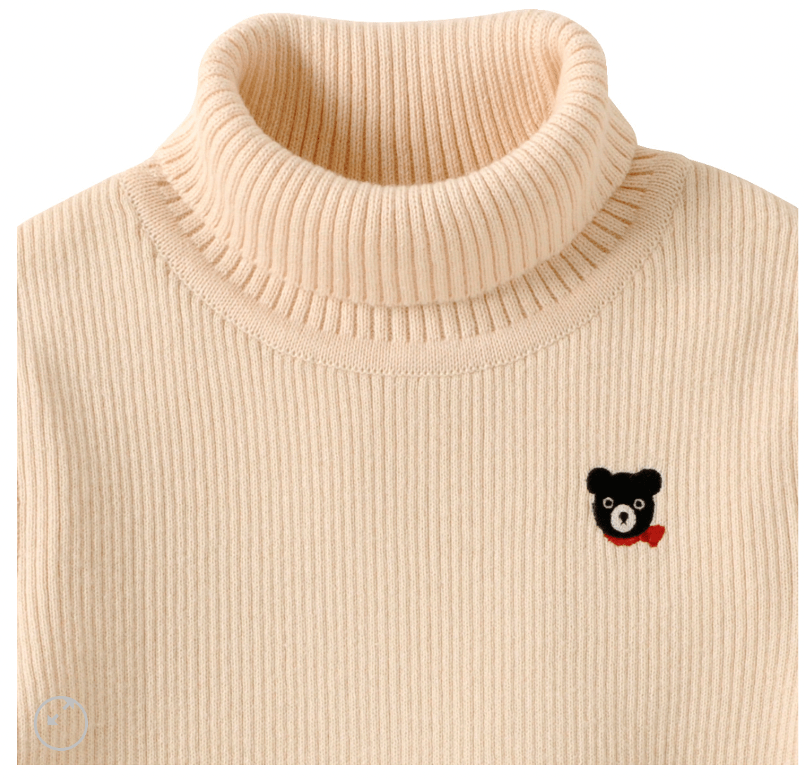 DOUBE Turtleneck Top Long Sleve MIKI HOUSE