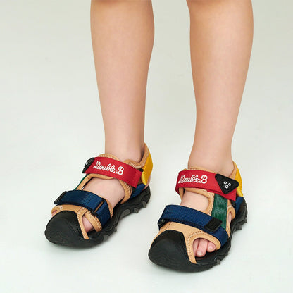 Double - B Bear Scout Sandals for Kids - green MIKI HOUSE