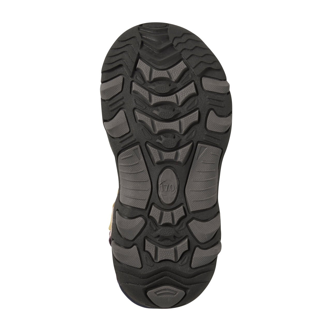 Double - B Bear Scout Sandals for Kids - Purple/yellow MIKI HOUSE