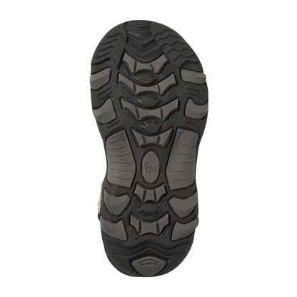 Double - B Bear Scout Sandals for Kids - Purple/yellow MIKI HOUSE