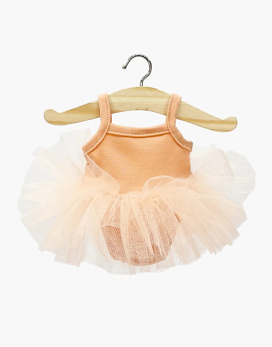 Minikane Stella Doll Tutu in Peach Tulle