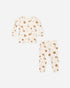 Quincy Mae Bamboo Pajama Set - Harvest Friends - official product image 1