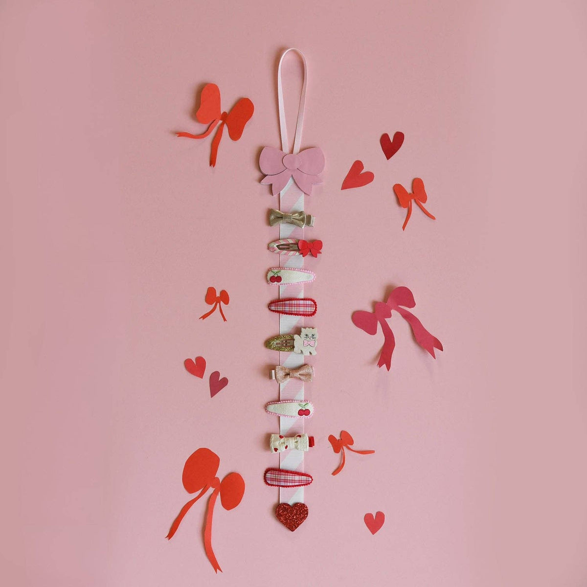 Rockahula - Cutesy Bow Stripy Clips