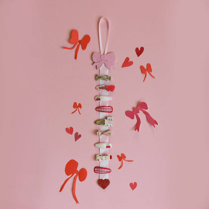 Rockahula - Cutesy Bow Stripy Clips