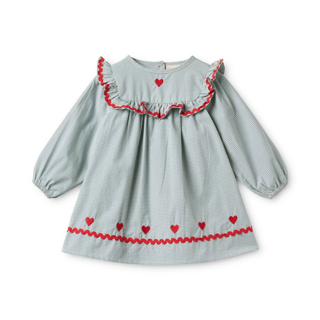 Flöss Ellis Dress - Light Blue Gingham product view
