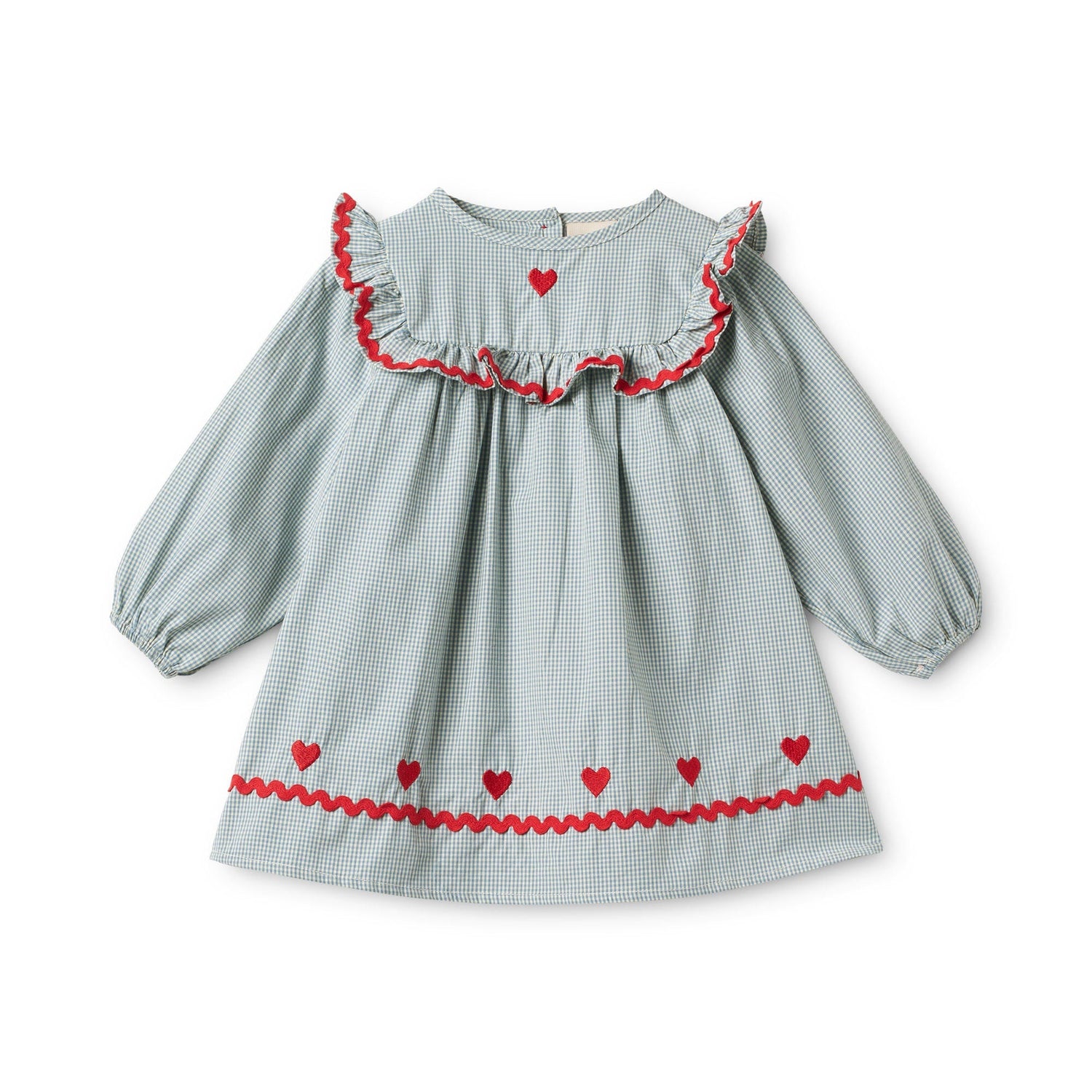 Flöss Ellis Dress - Light Blue Gingham product view