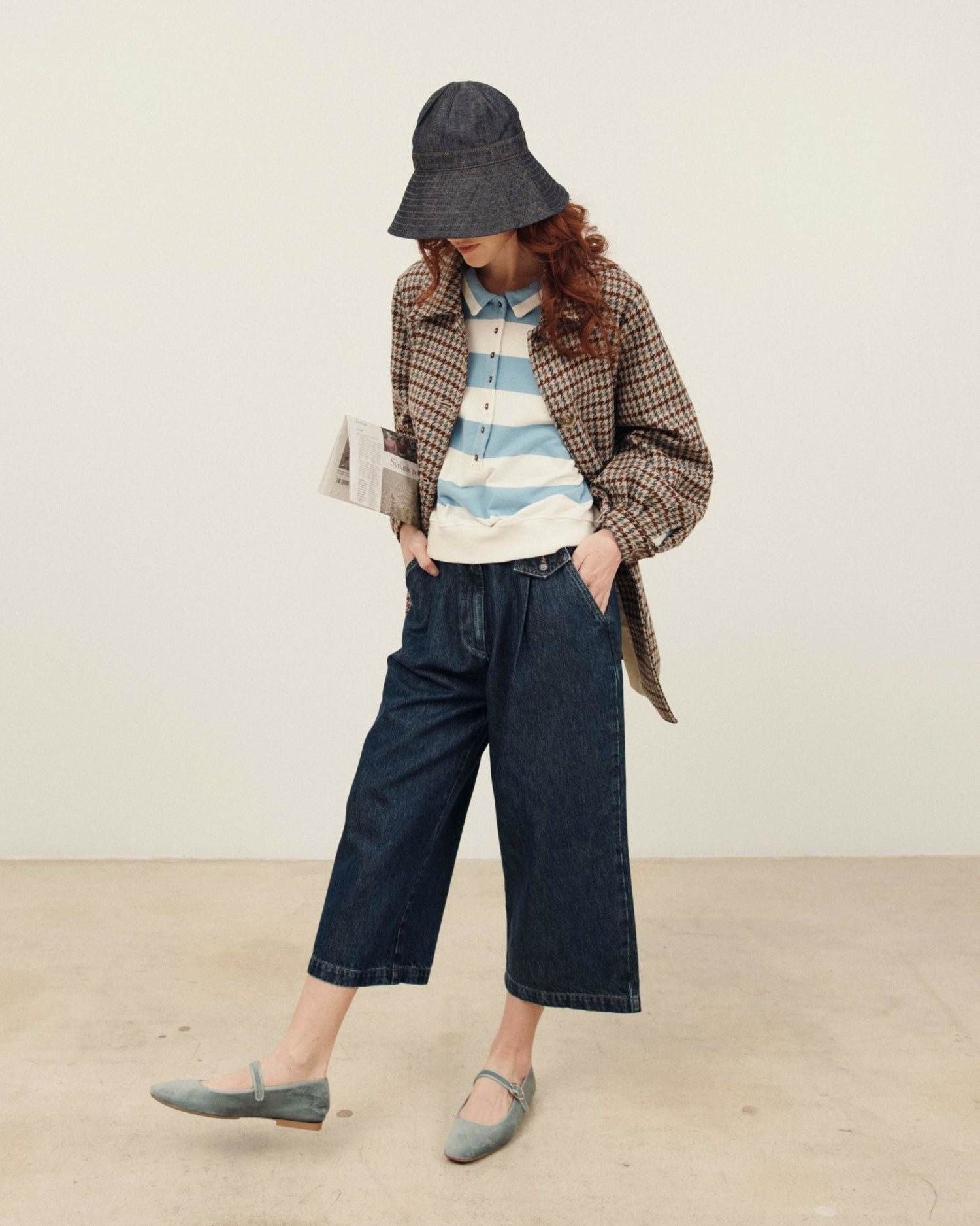 Emile et Ida 7/8 Denim Pants – Blue Emile et ida