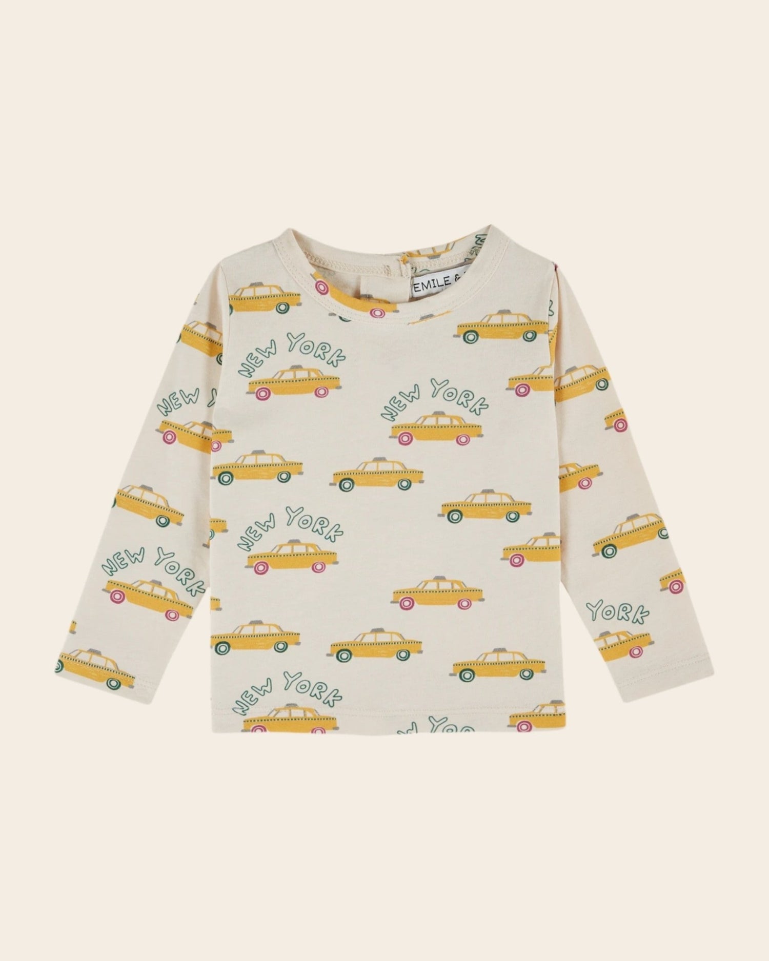 Emile et ida all - over cream t-shirt Emile et ida