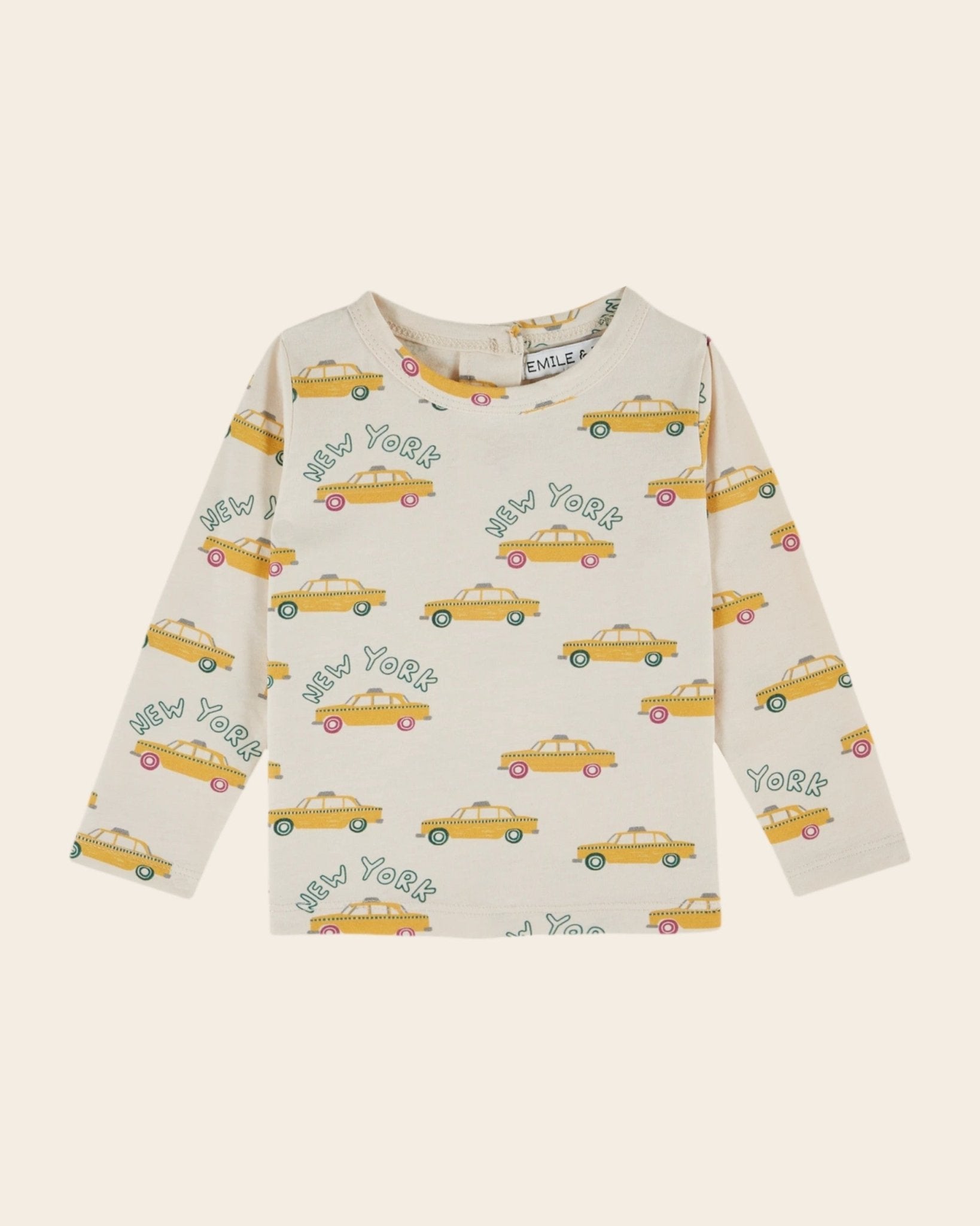 Emile et ida all - over cream t-shirt Emile et ida