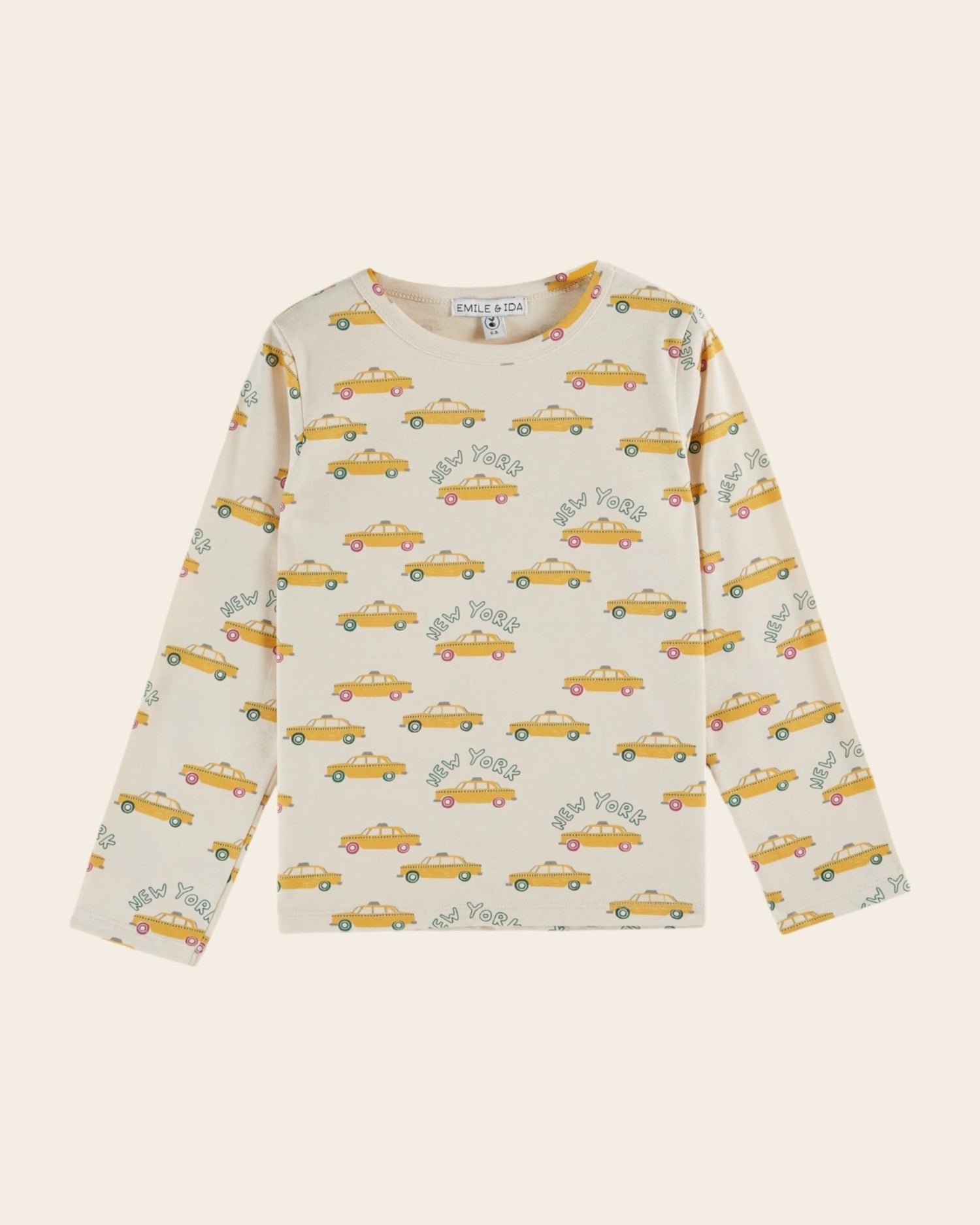 Emile et ida all - over cream t-shirt Emile et ida