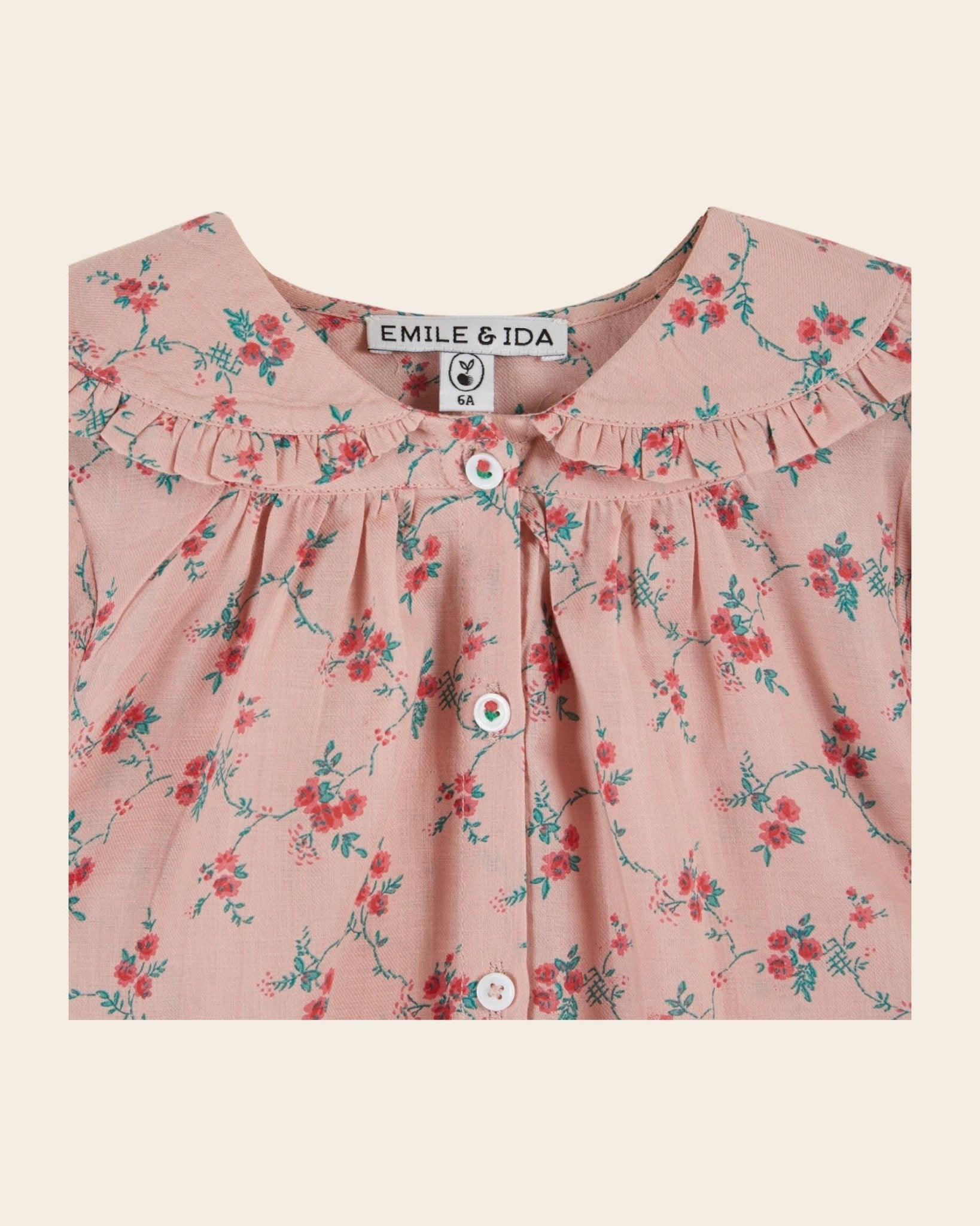 Emile et Ida Aster Blouse with Bow Collar Emile et ida