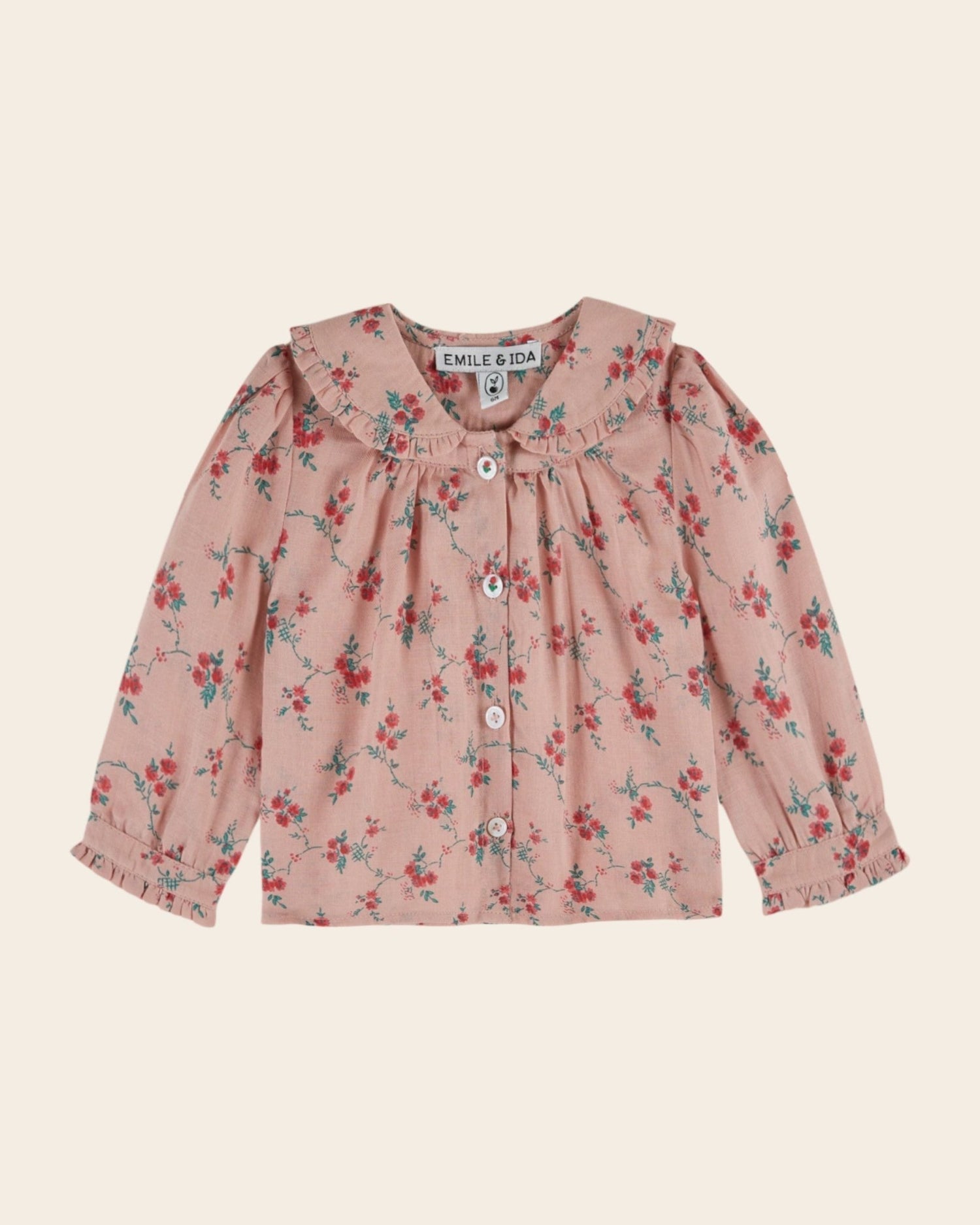 Emile et Ida Aster Blouse with Bow Collar Emile et ida