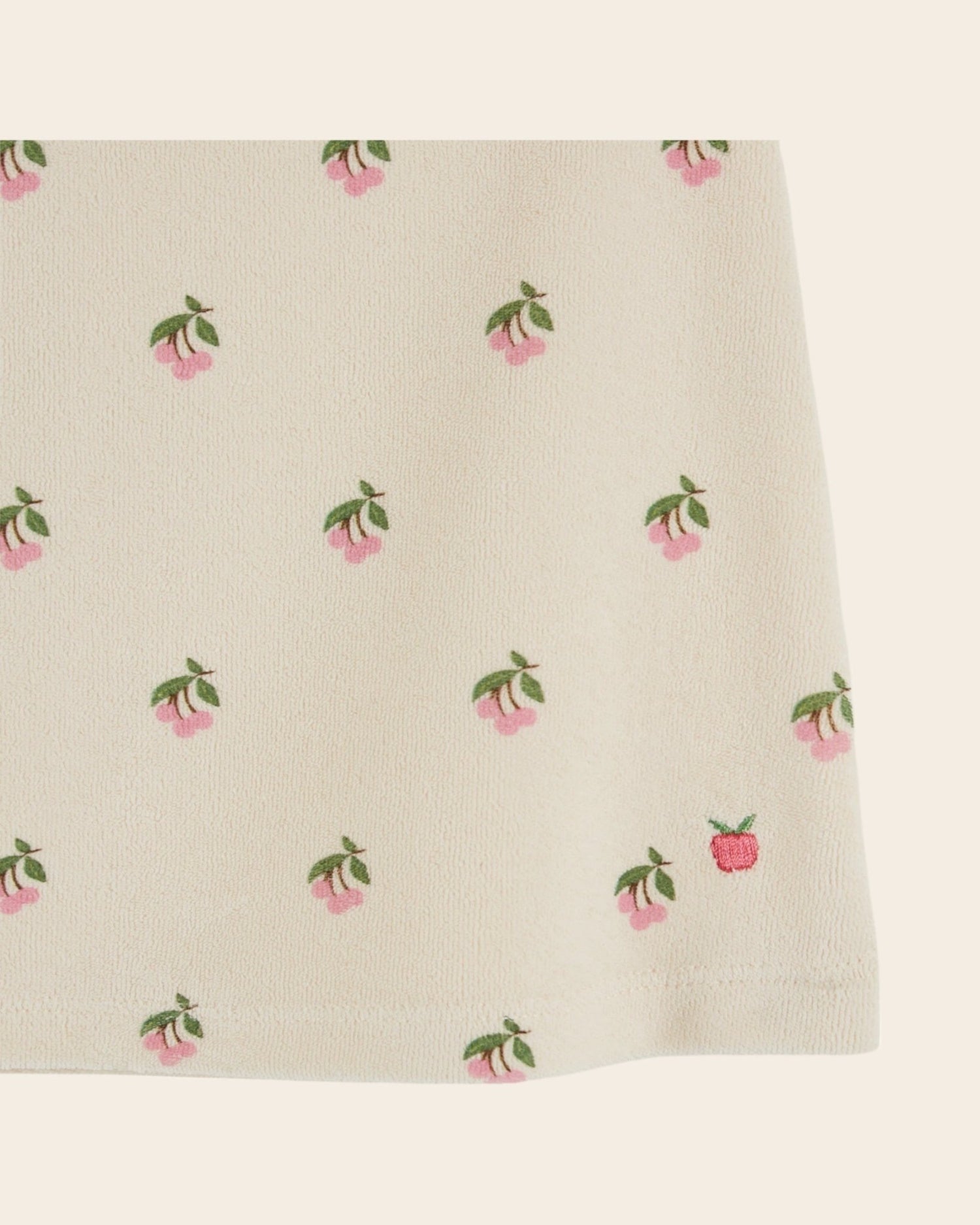 Emile et Ida Baby Cherry Terry Dress – Organic Cotton Baby Girl Dress Emile et ida