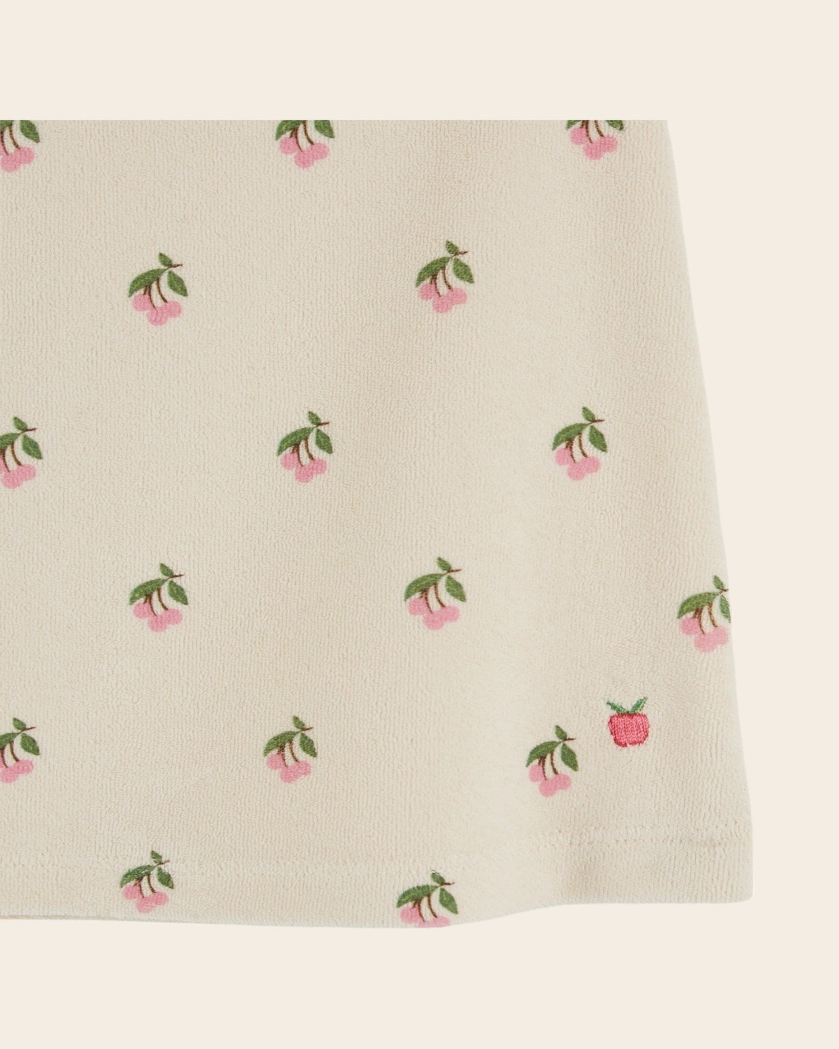 Emile et Ida Baby Cherry Terry Dress – Organic Cotton Baby Girl Dress Emile et ida