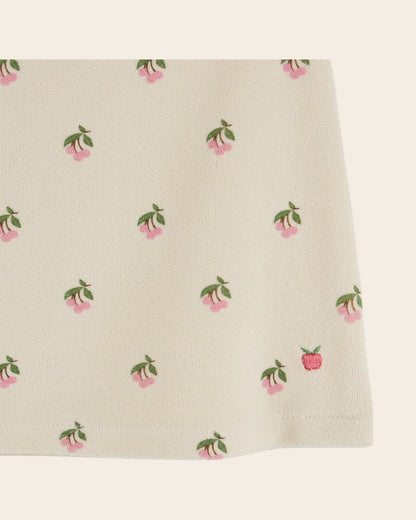 Emile et Ida Baby Cherry Terry Dress – Organic Cotton Baby Girl Dress Emile et ida