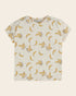 Emile et Ida Banana Print Cream T-Shirt – Organic Cotton Kids Tee Emile et ida