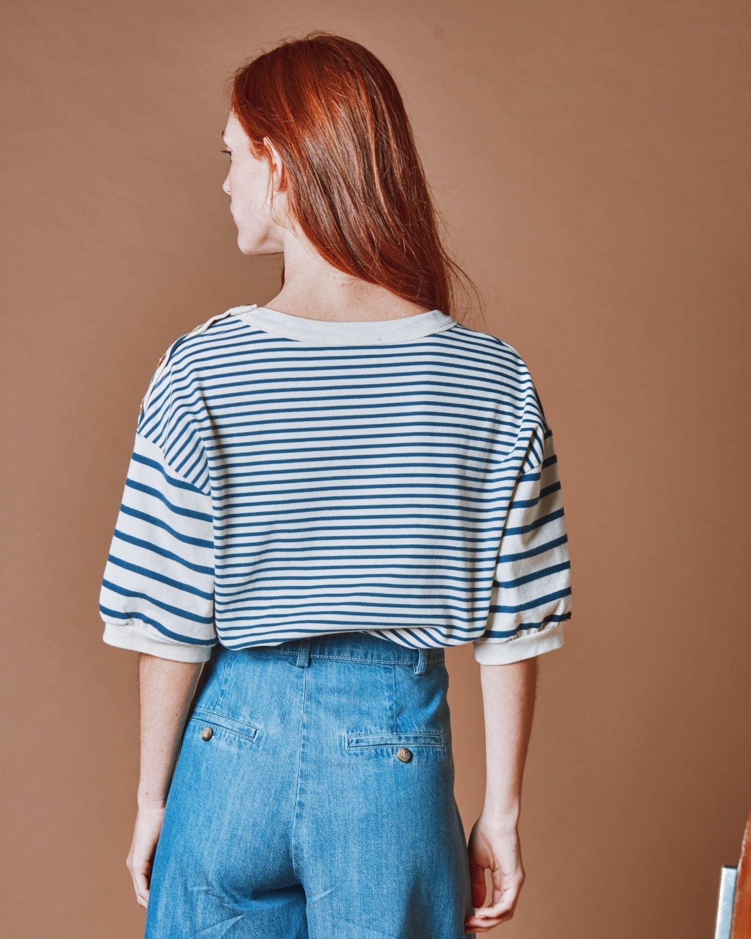 Emile et Ida Bermuda - Denim bleach Emile et Ida