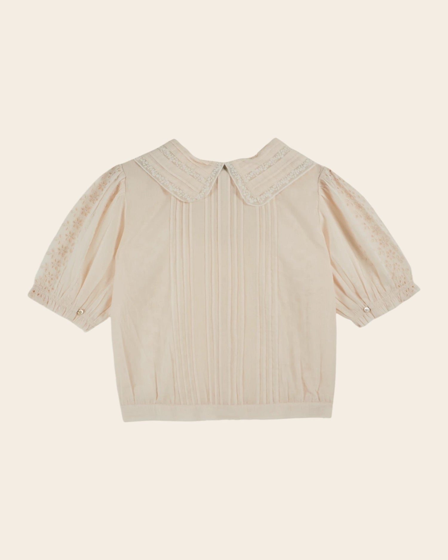 Emile et Ida Blouse - Brodé dentelle crème Emile et Ida