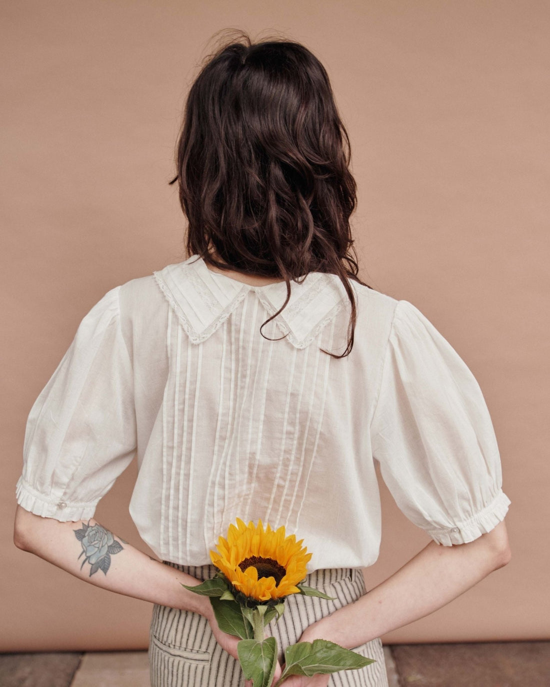 Emile et Ida Blouse - Brodé dentelle crème Emile et Ida