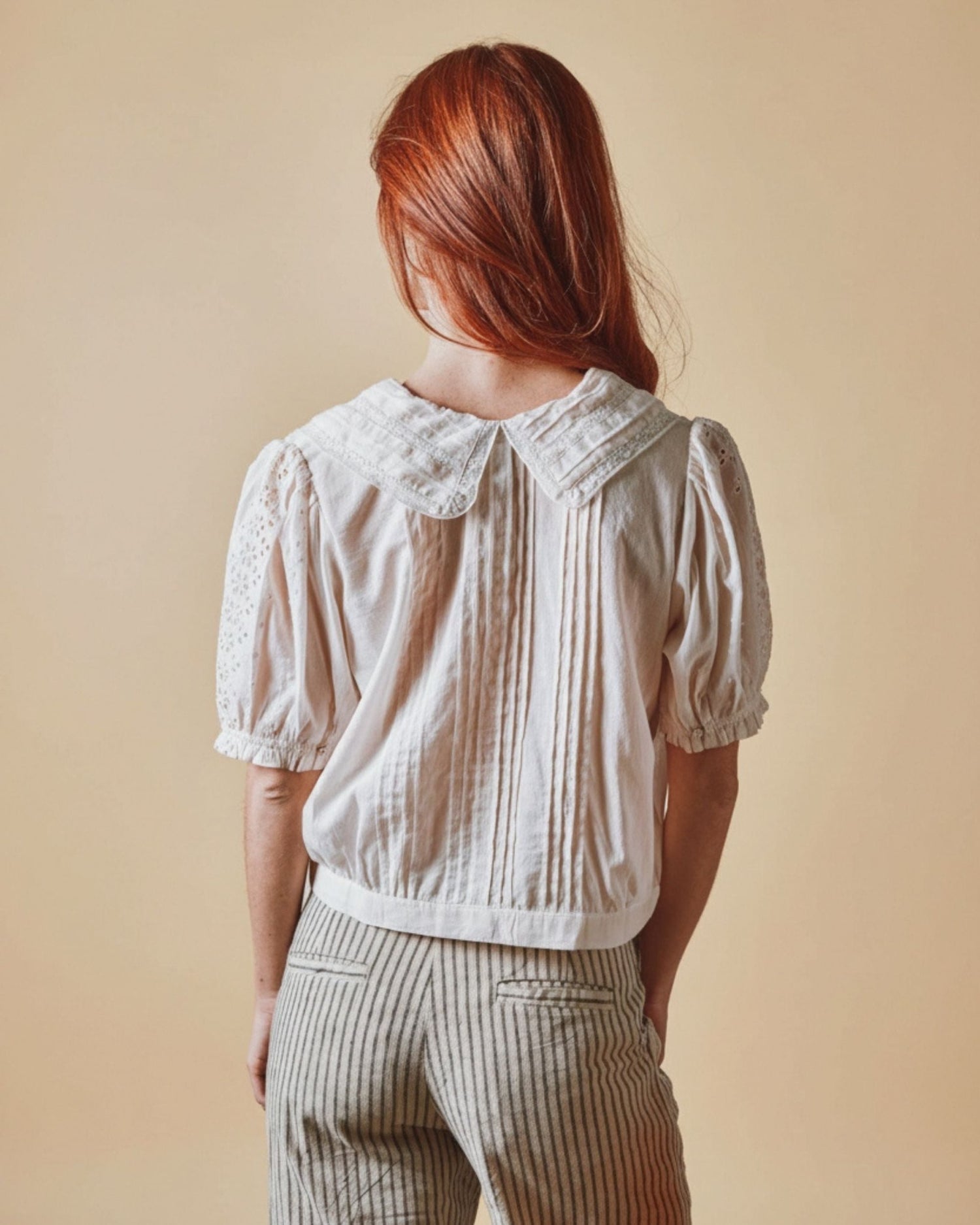 Emile et Ida Blouse - Brodé dentelle crème Emile et Ida