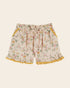 Emile et Ida Floral Rose Cotton Shorts – Girls Summer Ruffle Shorts Emile et ida
