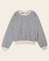 Emile et Ida Navy Striped Sweatshirt – Oversized Fit Inarbel Sa