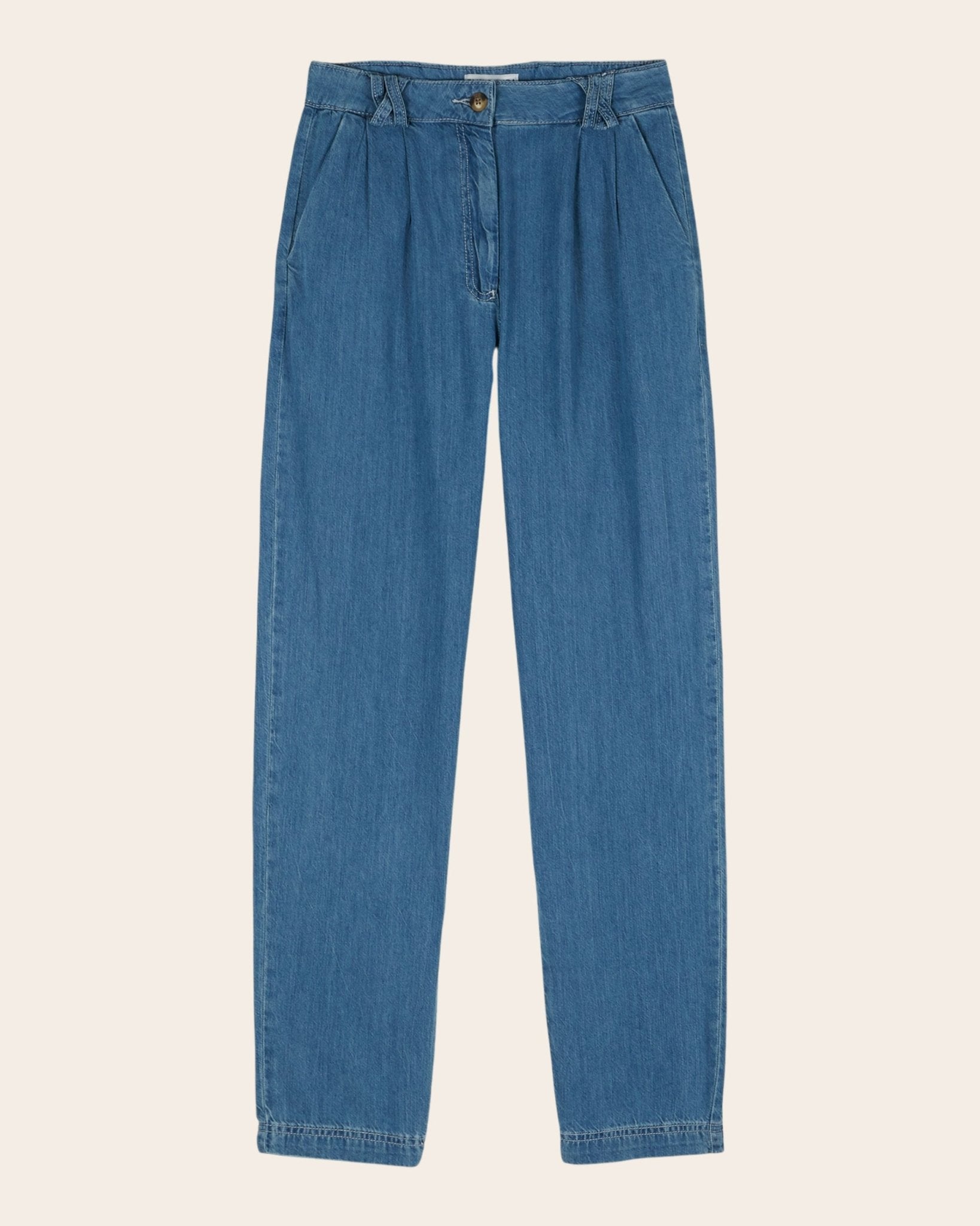 Emile et Ida Pantalon - Carotte denim bleu Emile et Ida