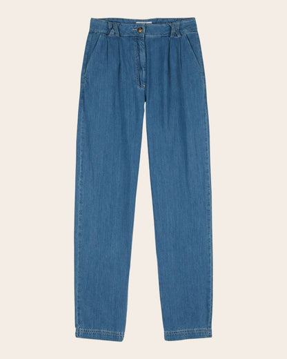 Emile et Ida Pantalon - Carotte denim bleu Emile et Ida