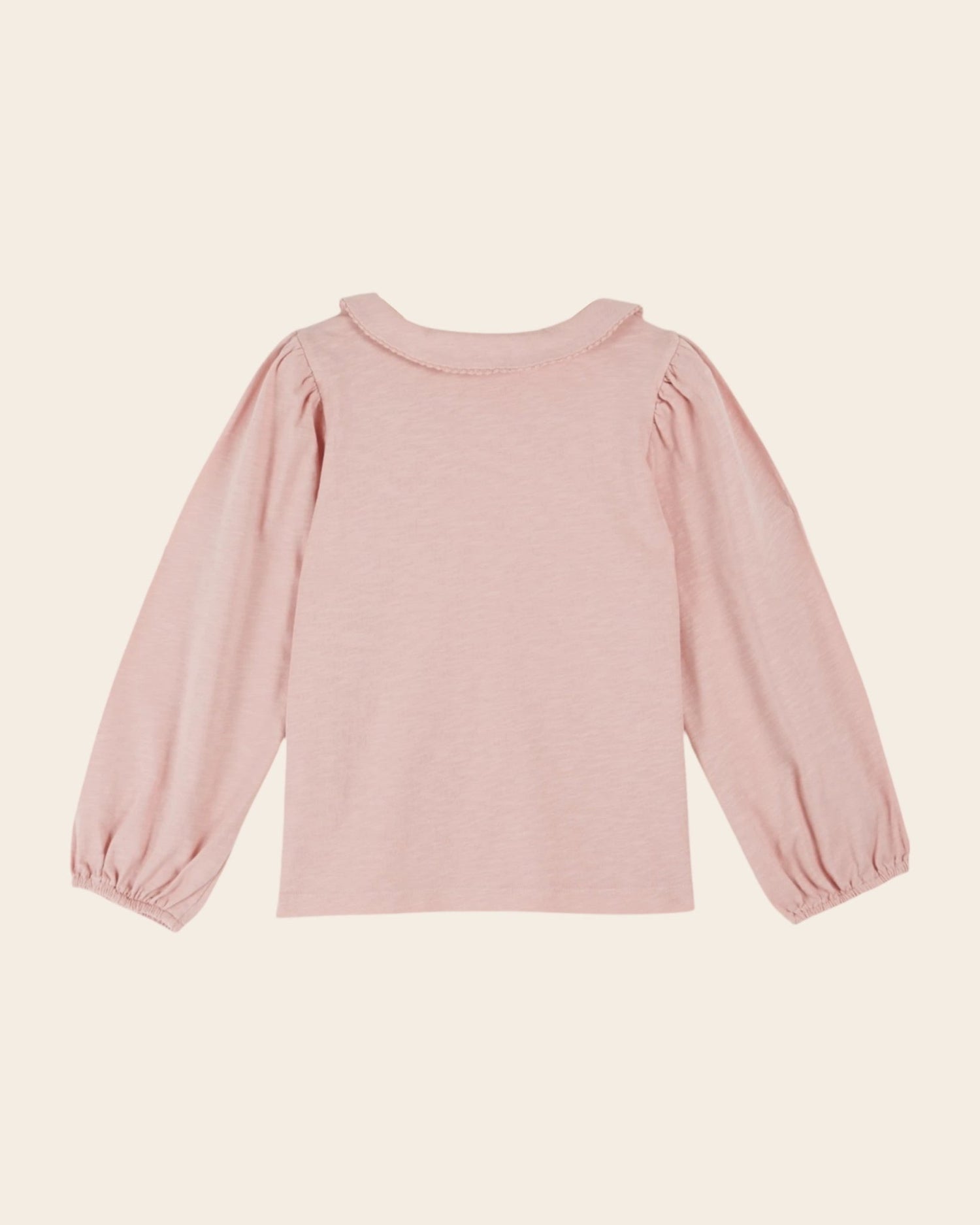 Emile et Ida peony Organic Cotton Bow - Neck T-Shirt Emile et ida