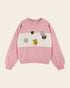 Emile et Ida Pink Badge Sweatshirt Emile et ida