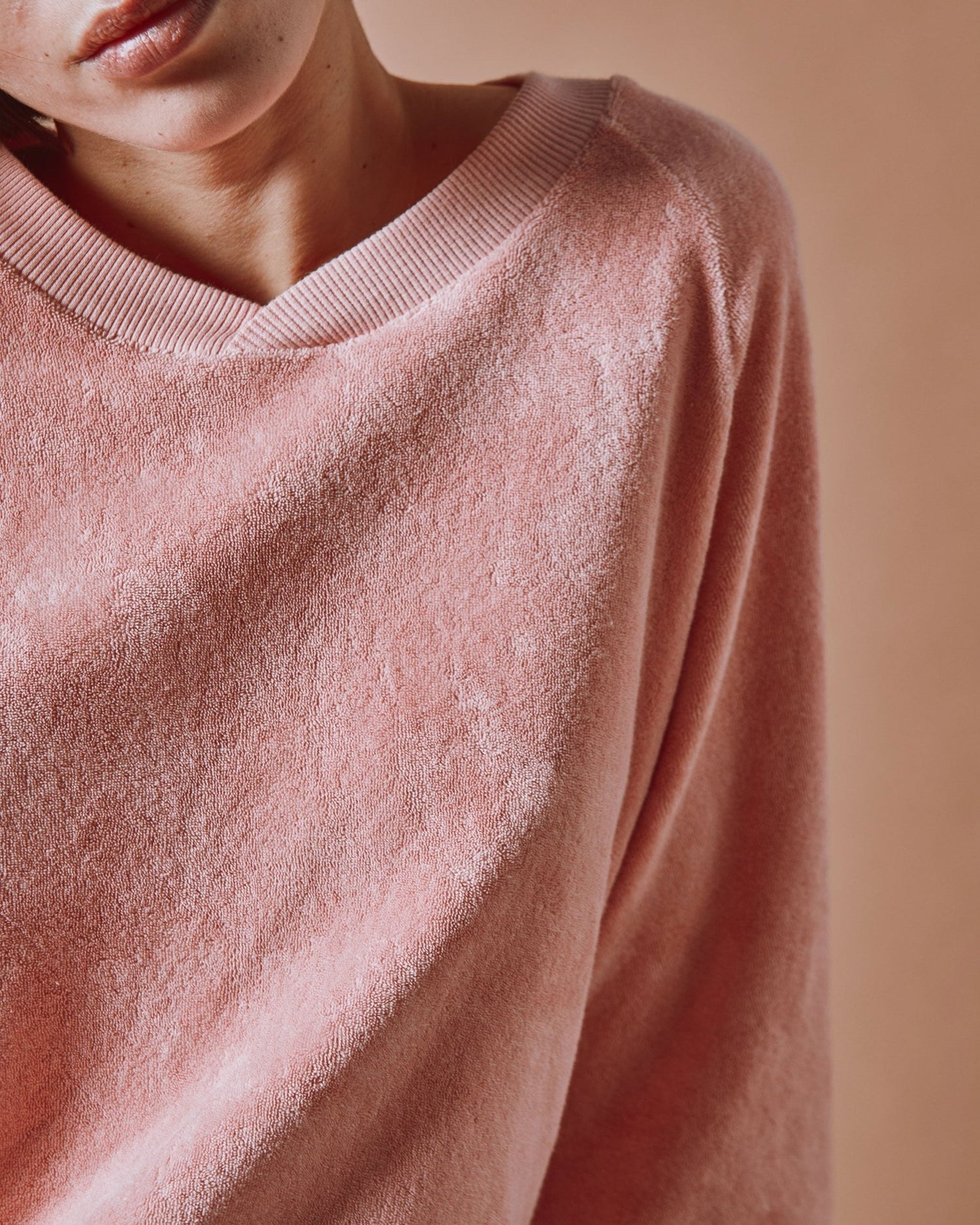 Emile et Ida Pink Terry Sweatshirt – Oversized Fit Inarbel Sa