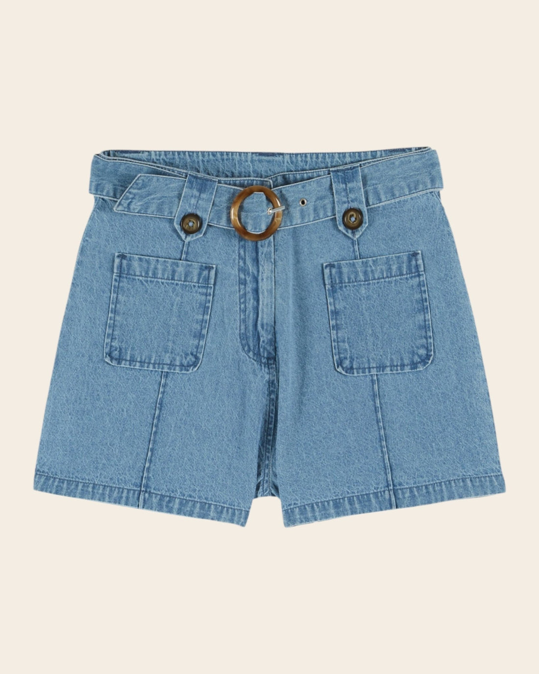 Emile et Ida Short - Boucle denim bleu light Emile et Ida