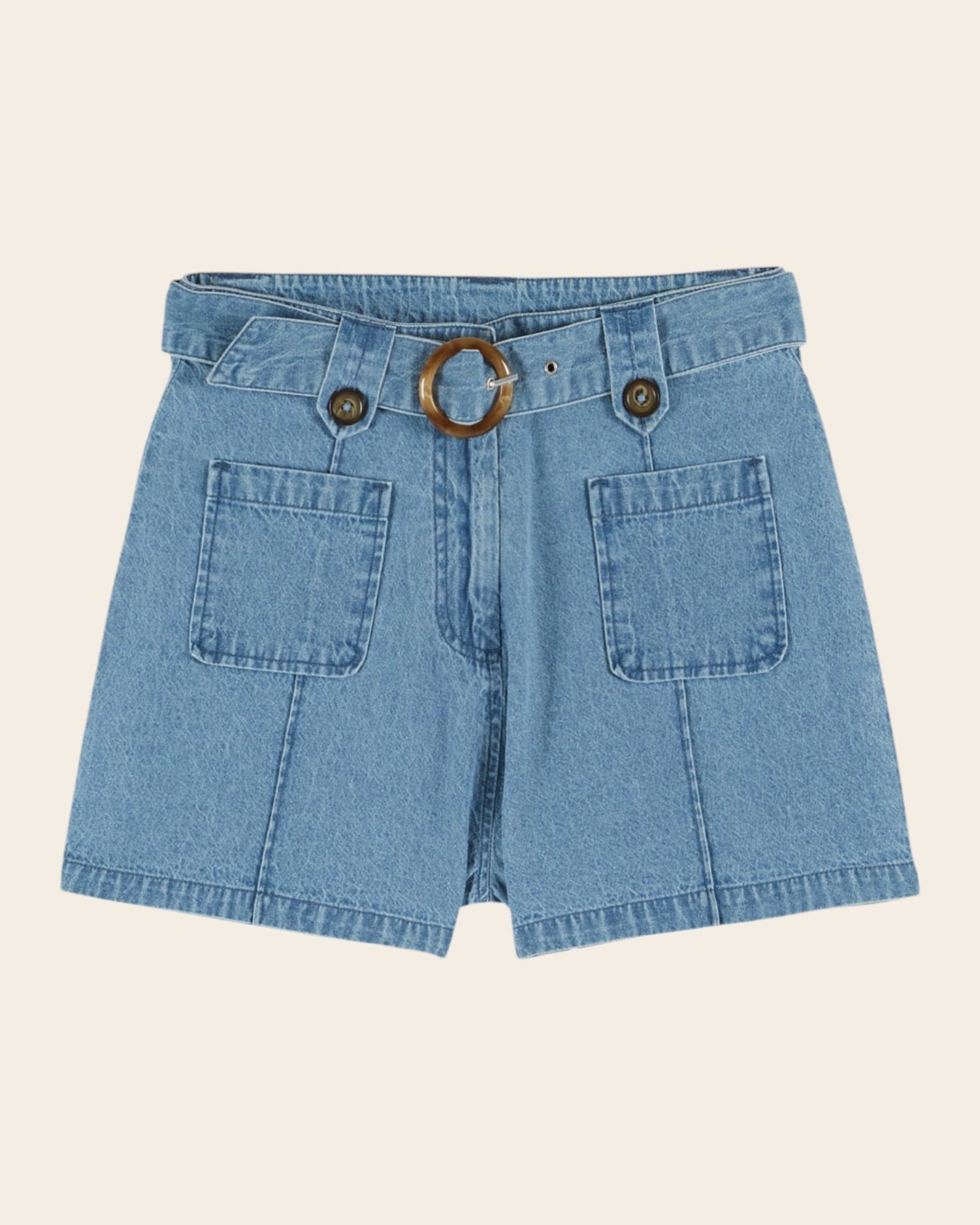 Emile et Ida Short - Boucle denim bleu light Emile et Ida