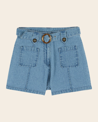 Emile et Ida Short - Boucle denim bleu light Emile et Ida
