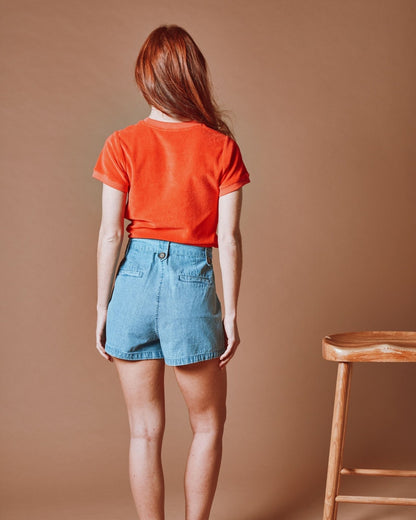 Emile et Ida Short - Boucle denim bleu light Emile et Ida