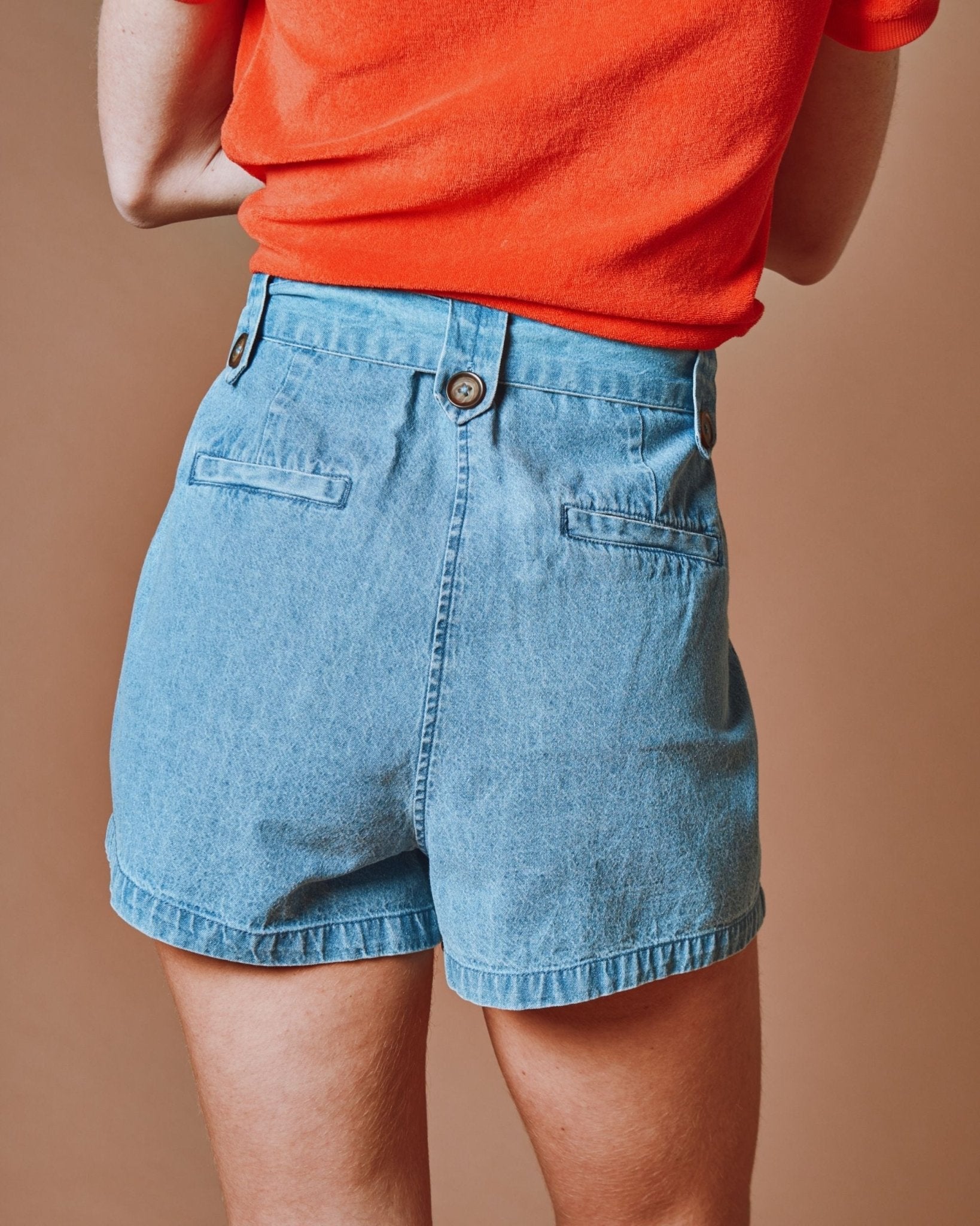 Emile et Ida Short - Boucle denim bleu light Emile et Ida