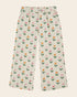 Emile et Ida Tulip Print Wide Leg Pants – Girls Cotton Trousers Emile et ida