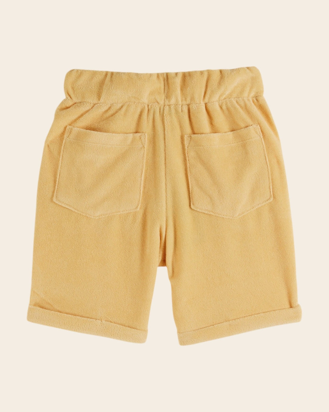 Emile et Ida Yellow Terry Bermuda Shorts – Organic Cotton Kids Shorts Emile et ida